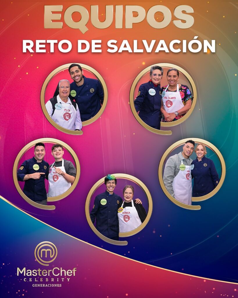 La hermana Flor, Doña Clarita, Jawy, Roy y Mónica Dionne regresan a MasterChef Celebrity Generaciones. Foto: Instagram @masterchefmx