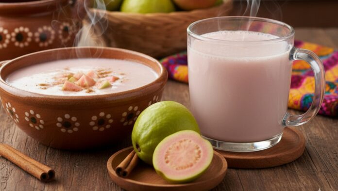 El atole es una deliciosa bebida para combatir el frío. Esta es la receta. Foto: IA generativa Gemini