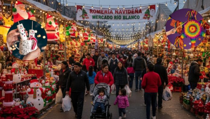 Lista de tianguis navideños y romerías en CDMX para hacer tus compras. Foto: IA generativa Gemini y Freepik