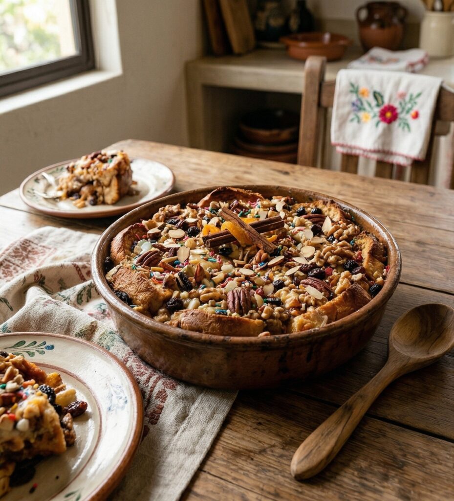 CAPIROTADA: Este es el significado del postre típico de Semana Santa. Foto: IA generativa Gemini